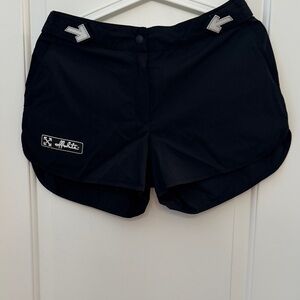Off-White Women's Navy Off-White Shorts